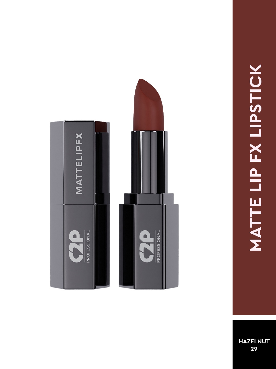 

C2P PROFESSIONAL MAKEUP MatteLipFX Long-Lasting Lipstick - Hazelnut 29, Brown