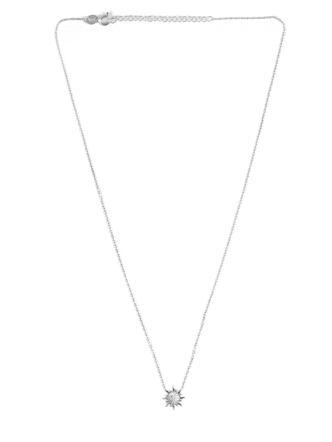 

AKSA Rhodium-Plated Silver Necklace
