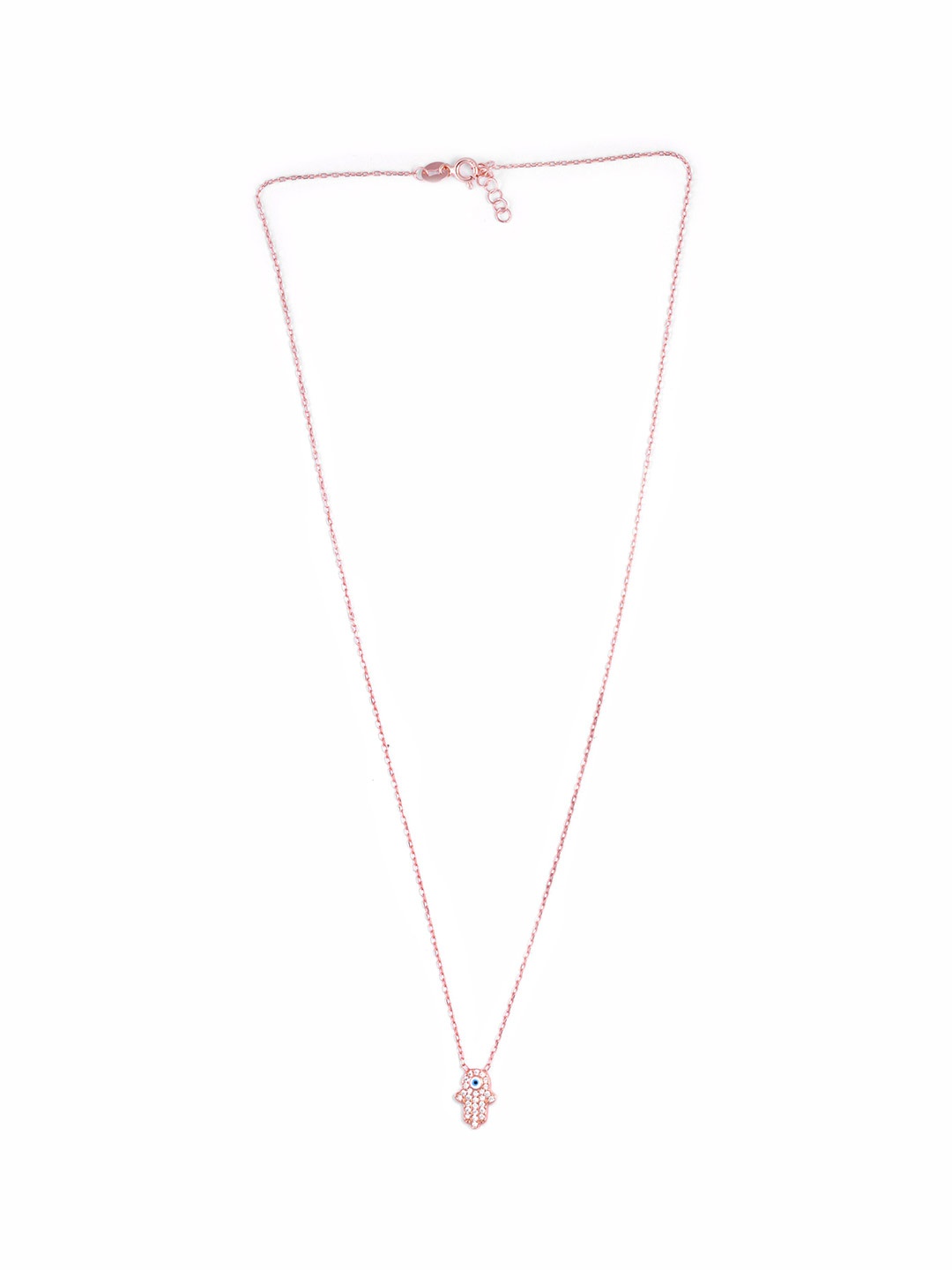 

AKSA Rose Gold-Plated Hamsa Necklace