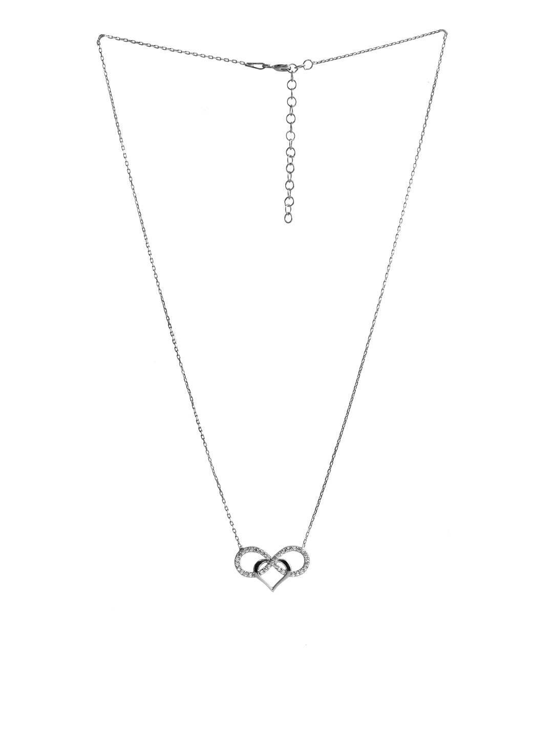 

AKSA Rhodium-Plated Silver Necklace