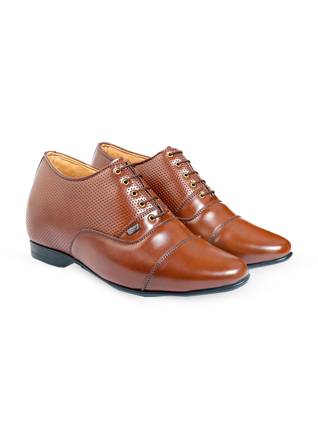 

Bxxy Men Synthetic Formal Elevator Oxfords, Brown