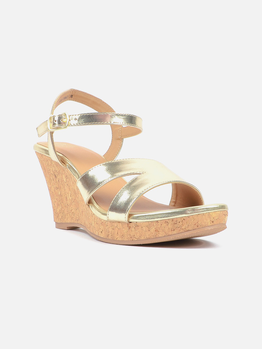 

Carlton London Open Toe Wedge Heels, Gold