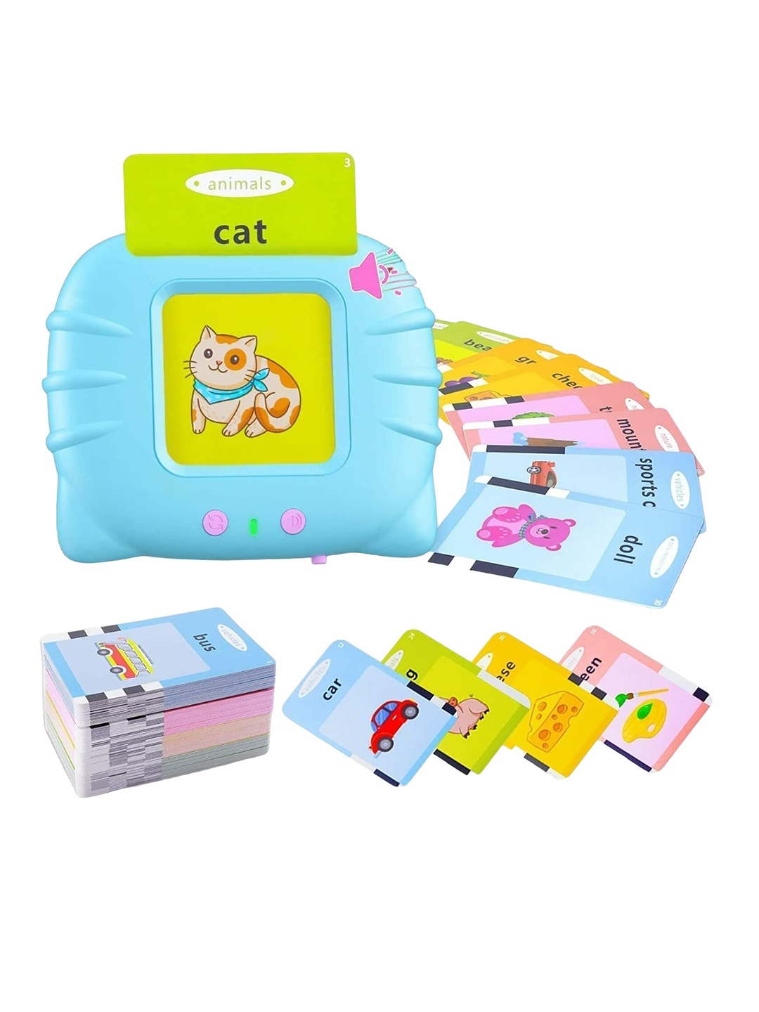 

CHOCOZONE Electronic Flash Cards, Blue