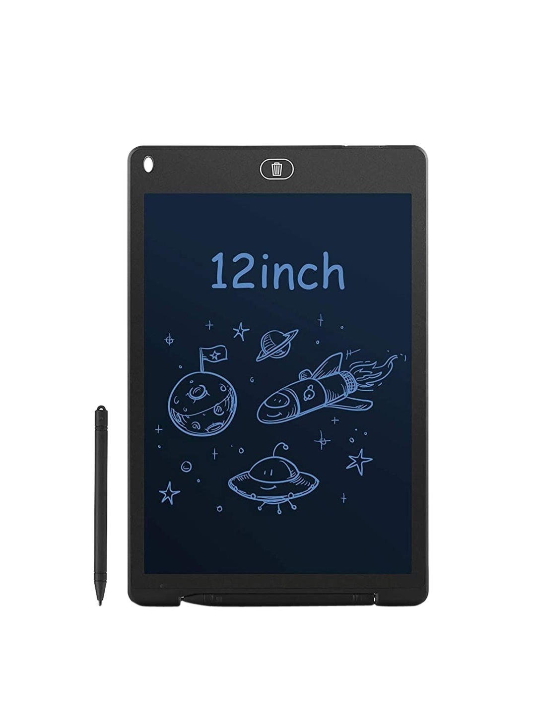 

CHOCOZONE Kids Re-Writable LCD Digital Notepad Learning Toys, Black