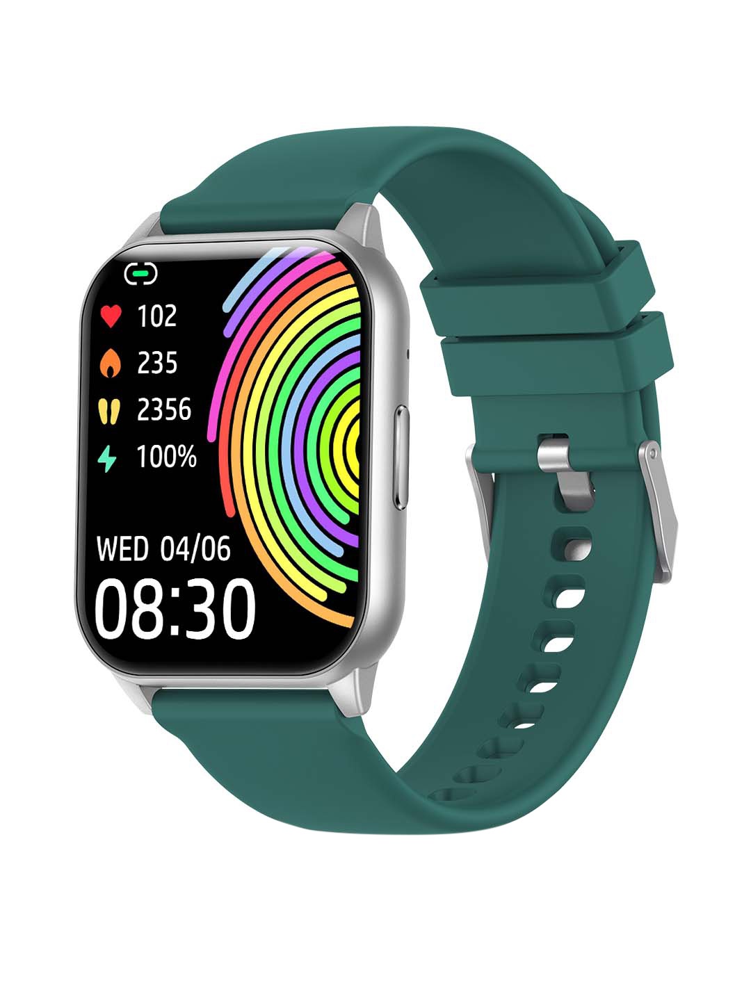 

pebble Cosmos Nova HD Display with Bluetooth Calling Smartwatch, Green