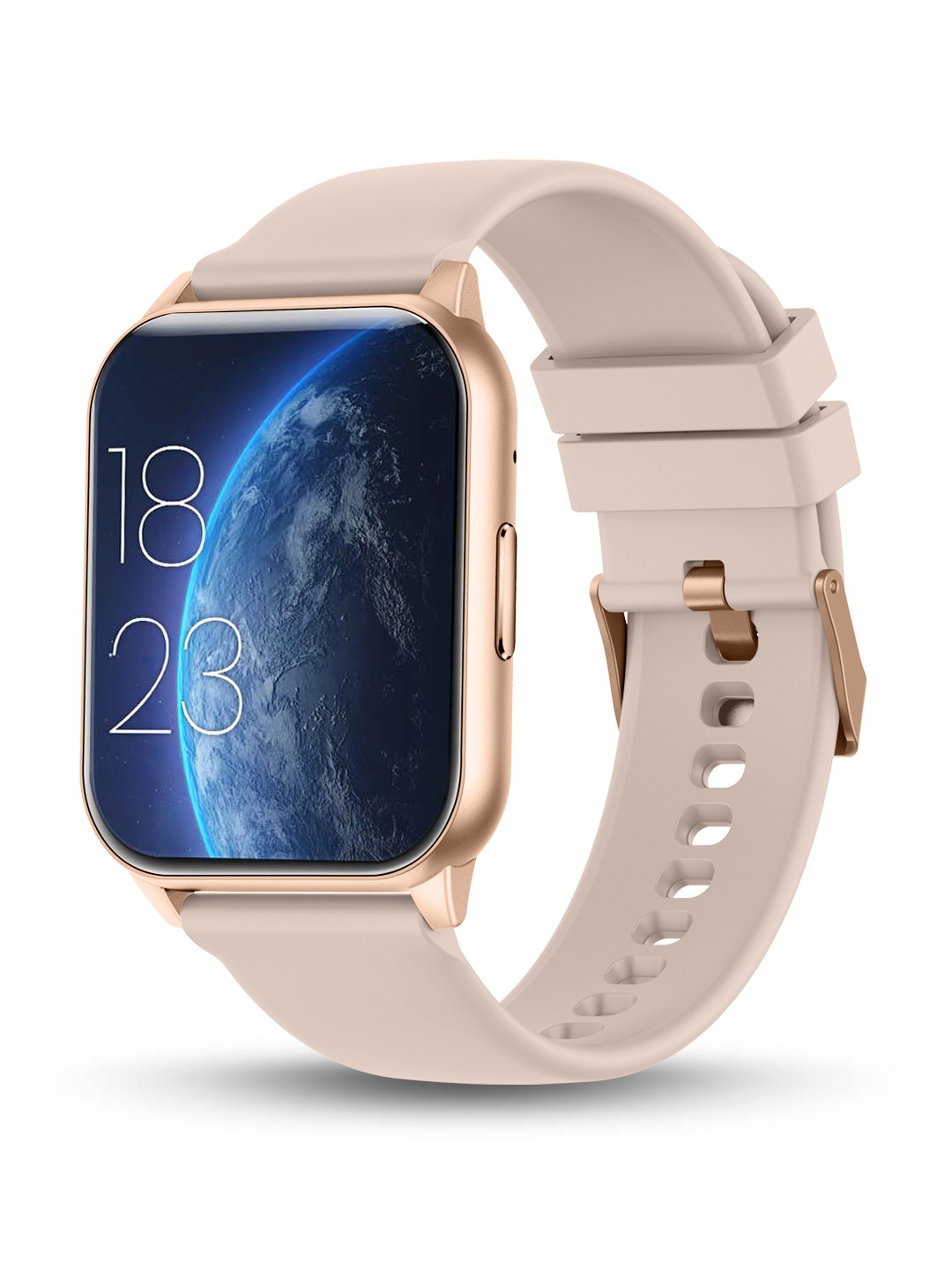 

pebble Cosmos Nova HD Display with Bluetooth Calling Smartwatch, Gold
