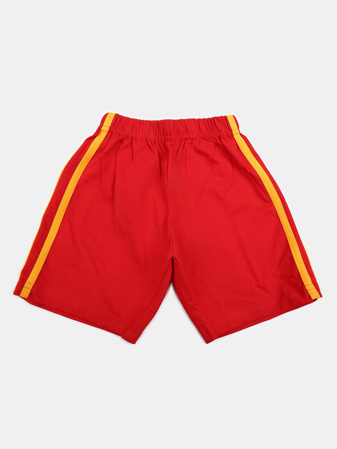 

V-Mart Boys Mid-Rise Cotton Shorts, Red