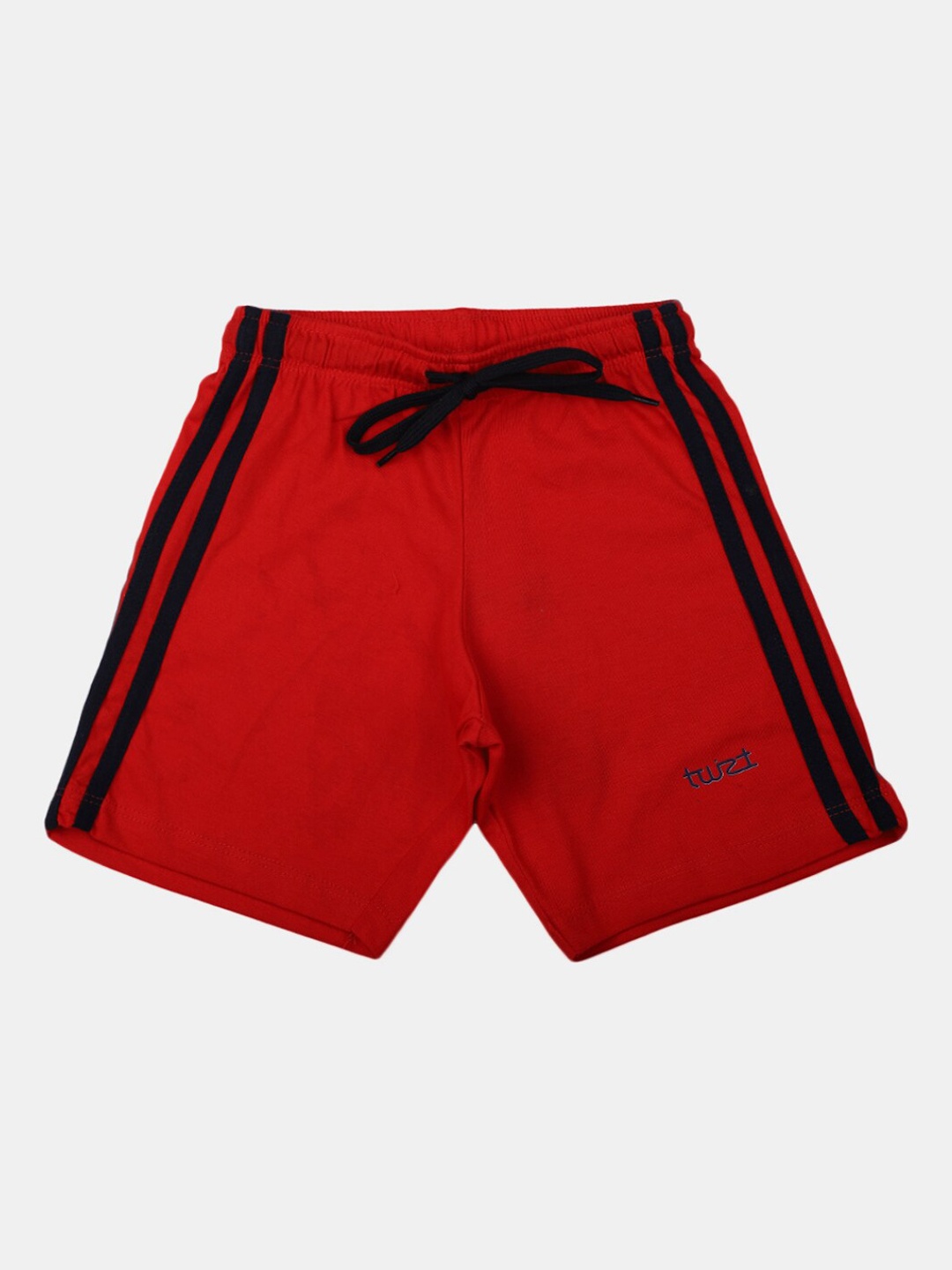 

V-Mart Boys Mid-Rise Casual Cotton Shorts, Red