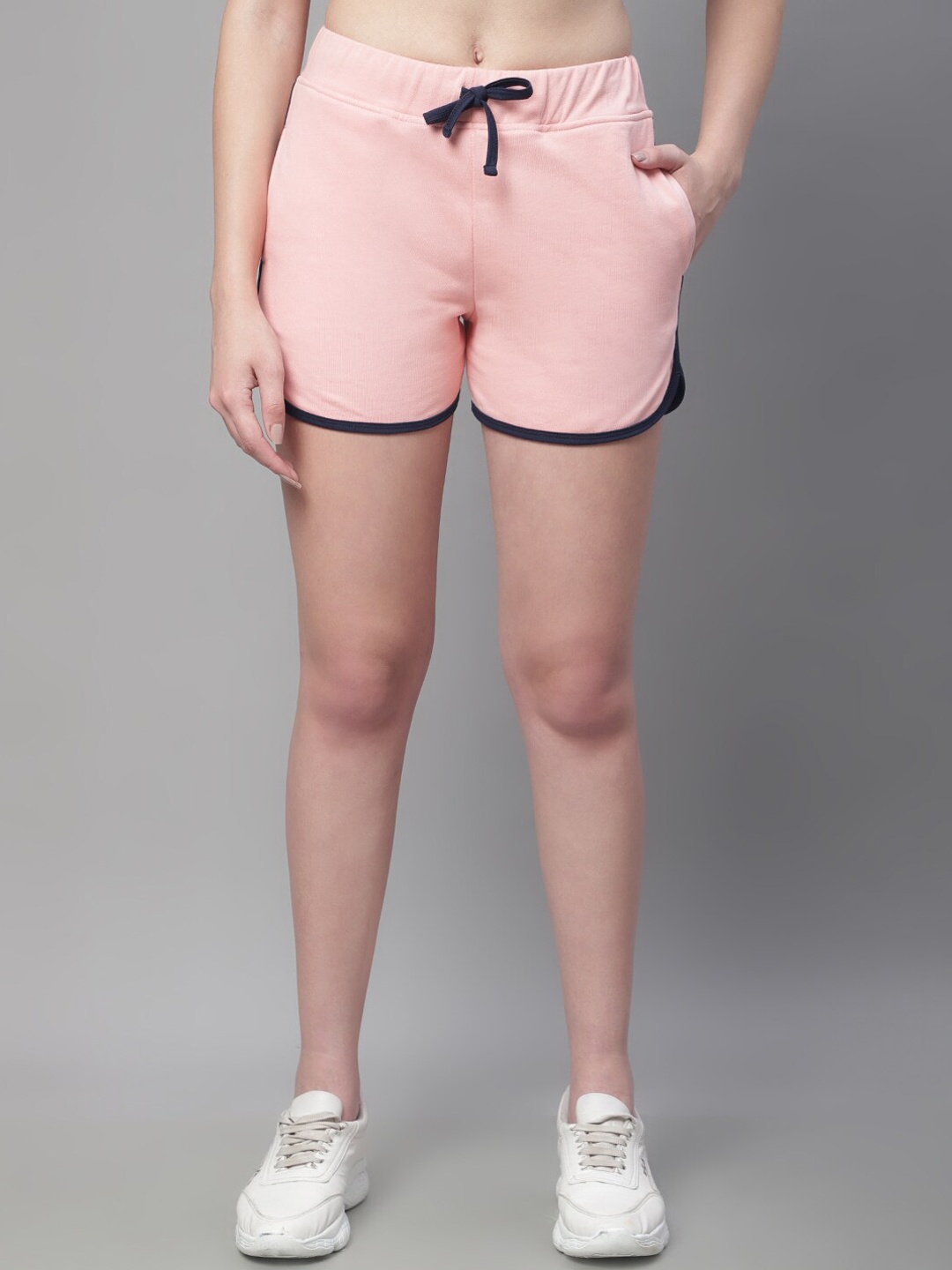 

Rute Women Slim Fit Mid-Rise Outdoor Sports Shorts, Pink