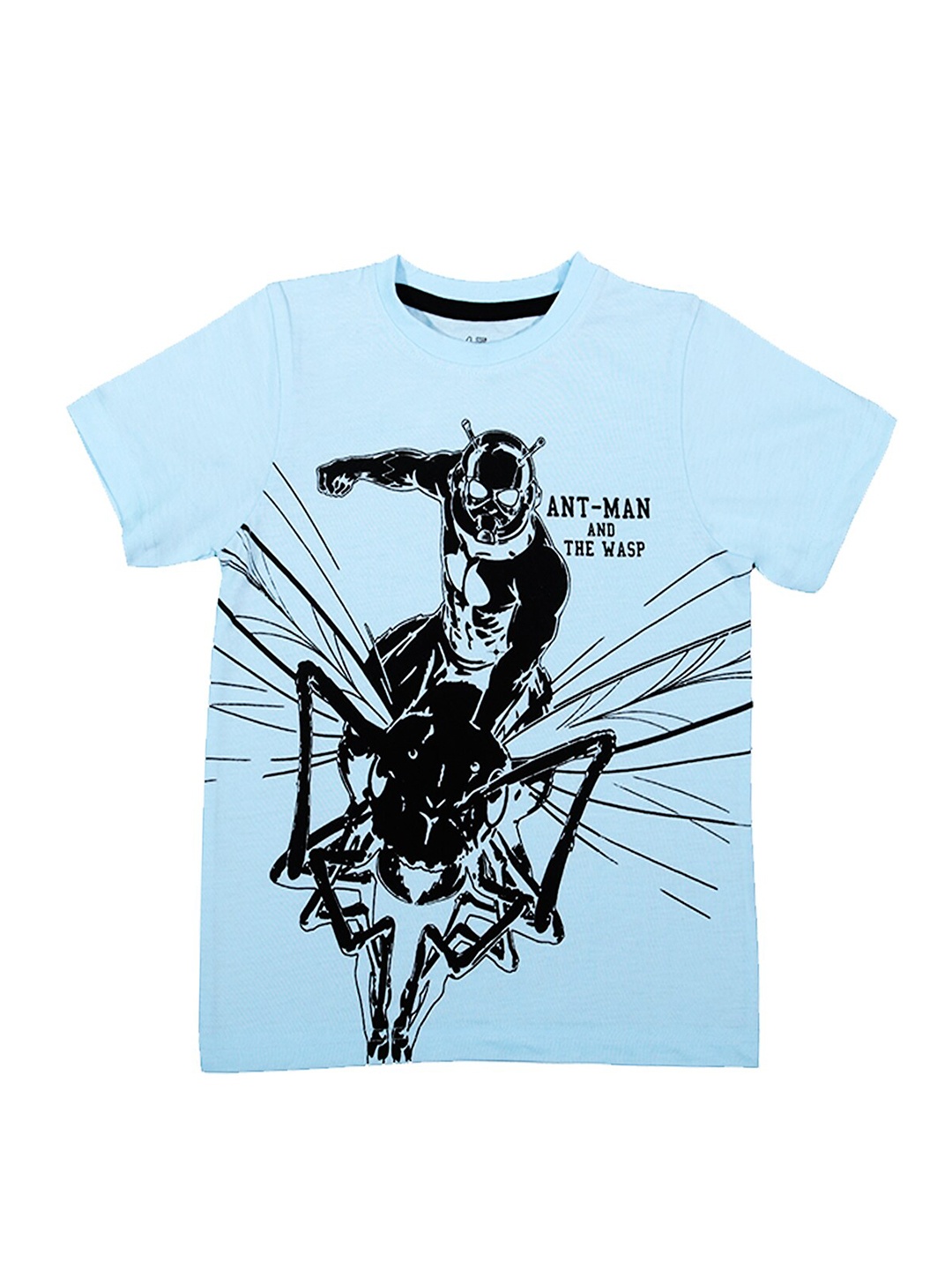 

KINSEY Boys Ant Man Graphic Printed T-shirt, Blue