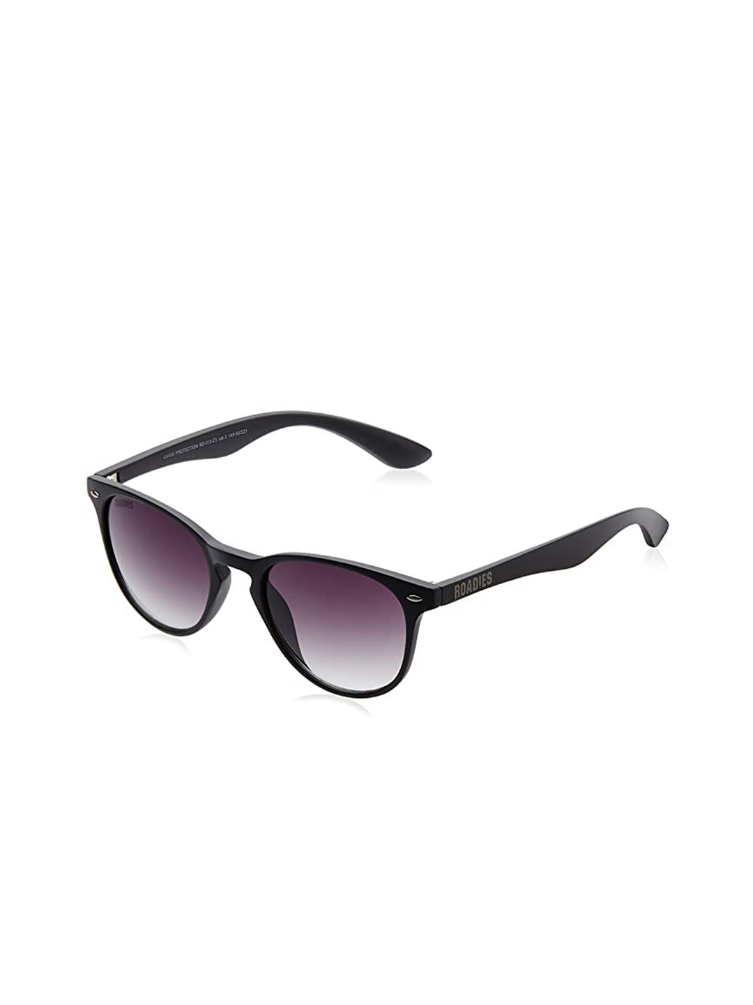 

Roadies Wayfarer Sunglasses with UV Protected Lens RD-113-C1N, Black