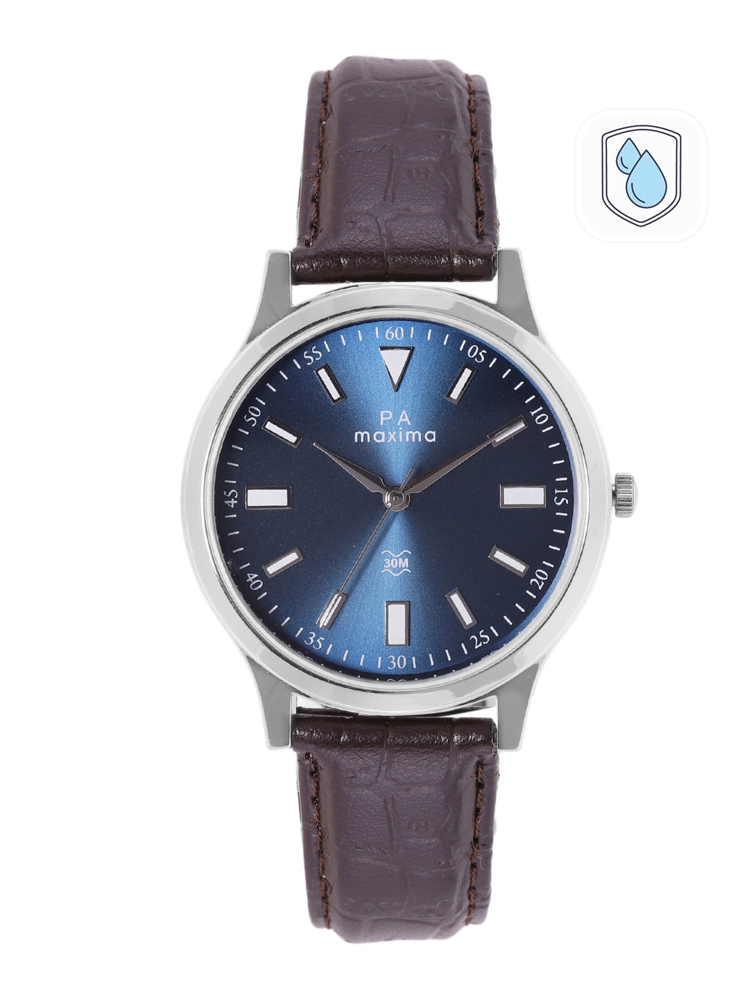 

maxima Men Analogue Watch 44961LMGI, Blue