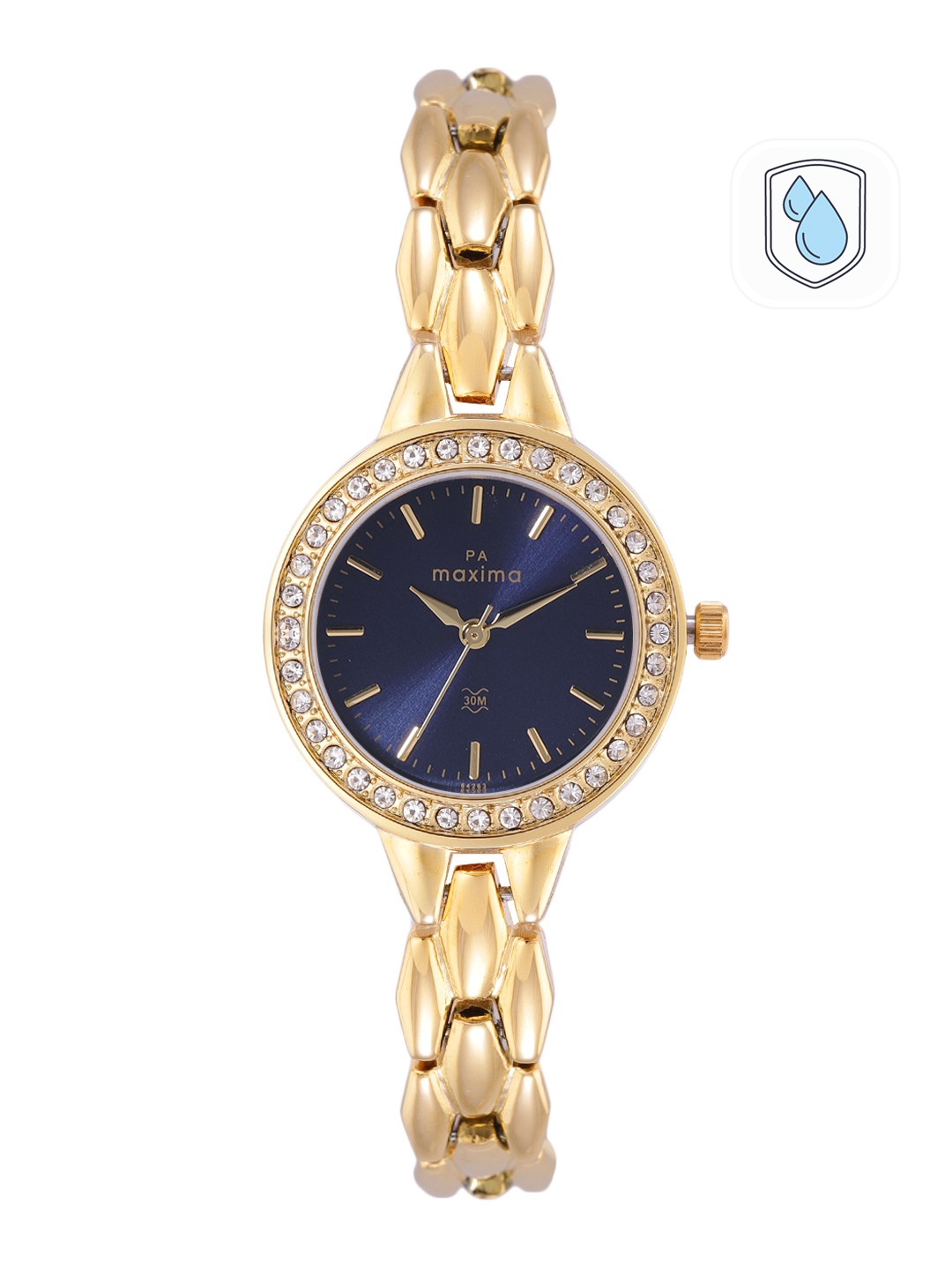 

maxima Women Bracelet Style Straps Analogue Watch 64263BMLY, Blue