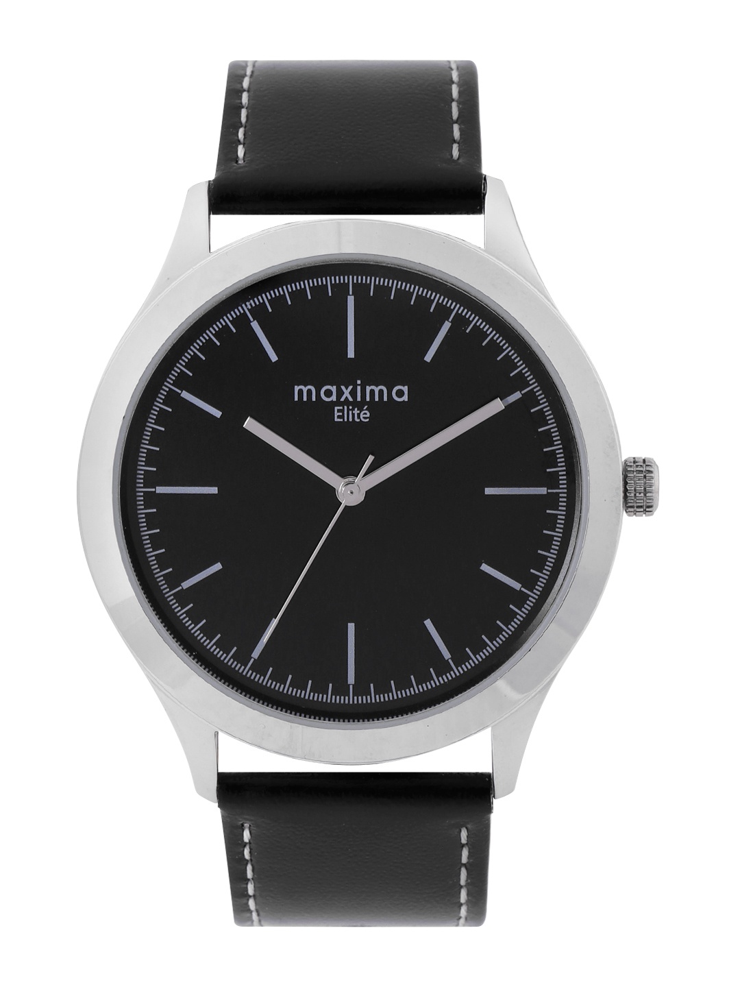 

maxima Men Analogue Watch L-63069LMGI, Black