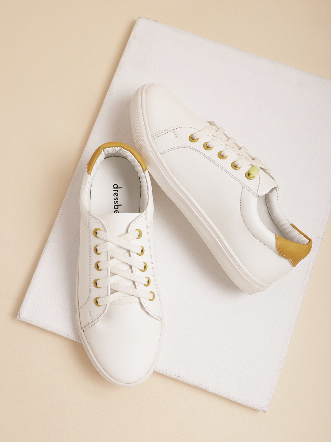 

DressBerry Women White Sneakers