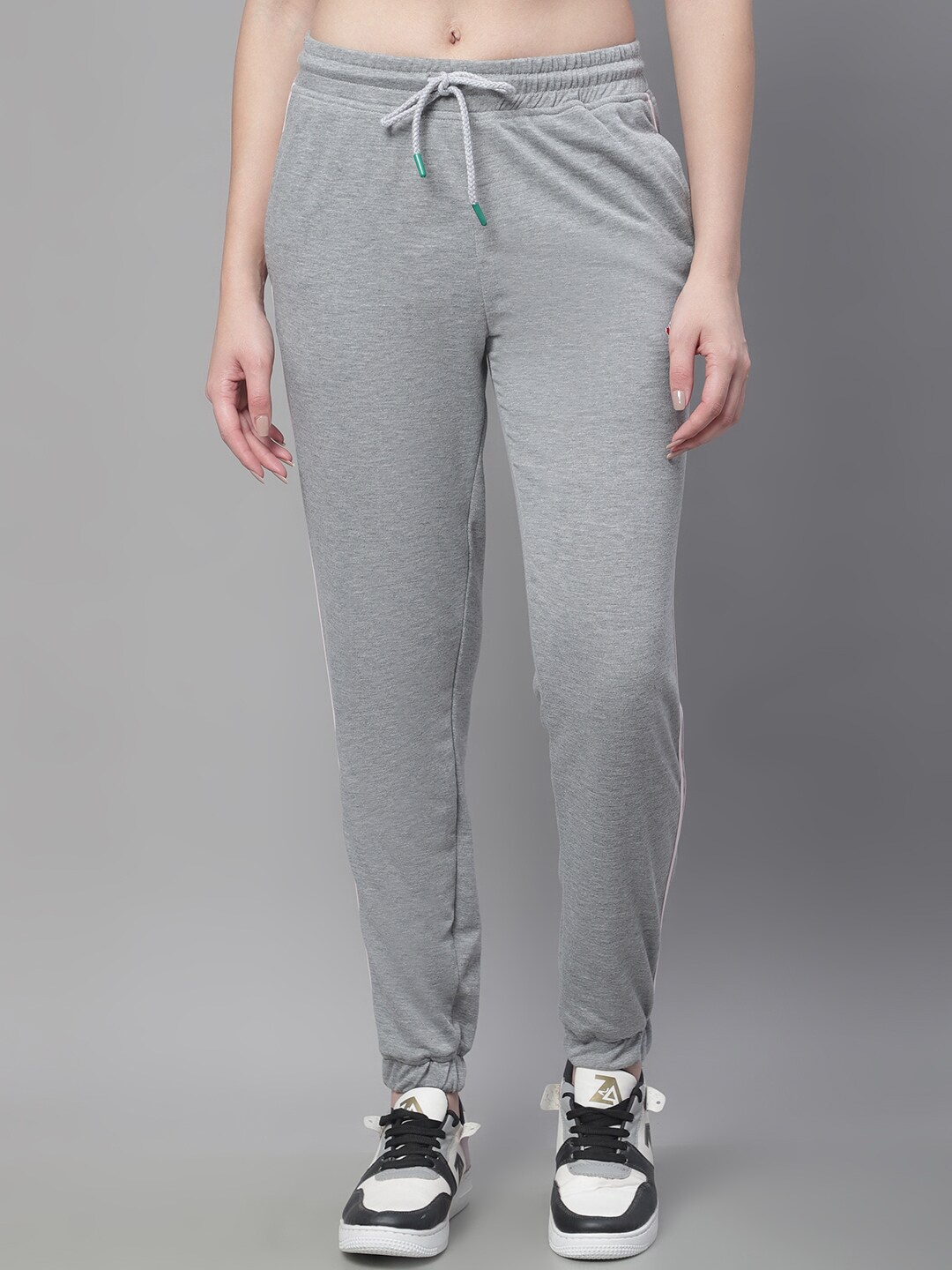 

Rute Women Regular Fit Cotton Joggers, Grey