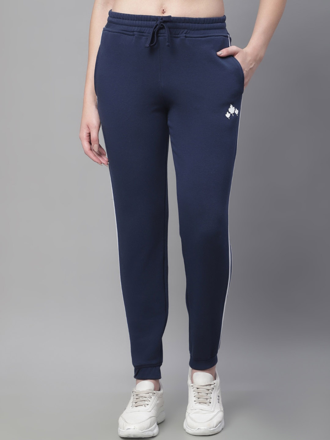 

Rute Women Regular Fit Cotton Joggers, Blue