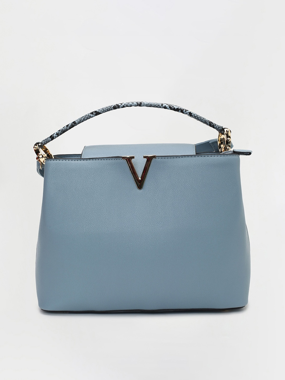 

CODE by Lifestyle Textured Structured Handheld Bag, Blue
