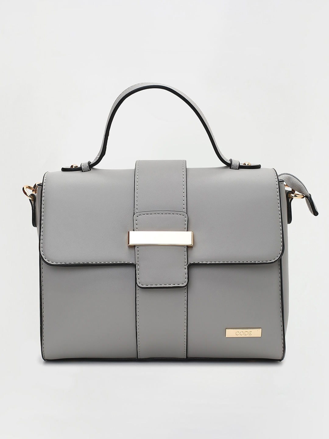 

CODE by Lifestyle Structured Satchel, Grey