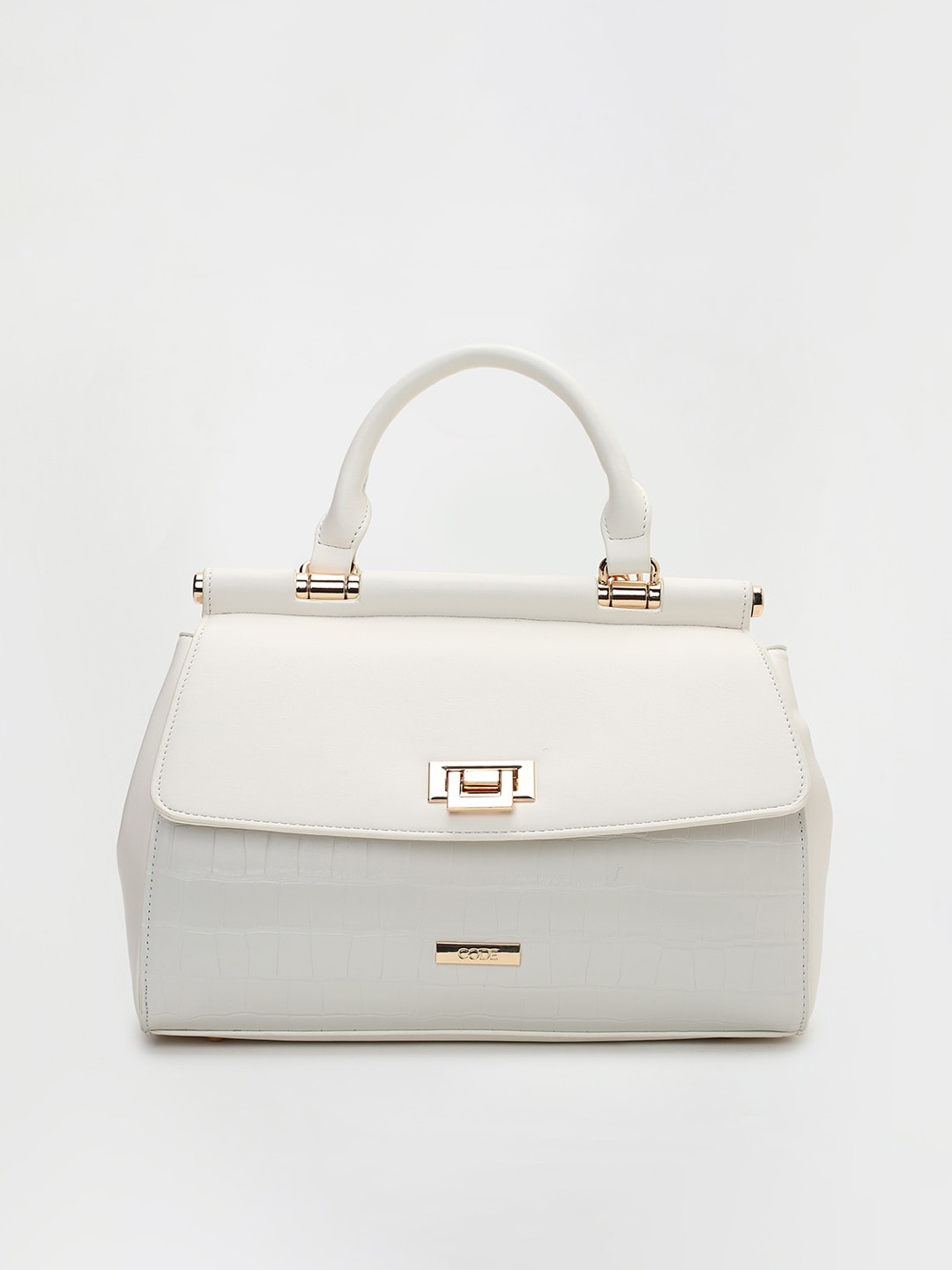 

CODE by Lifestyle Oversized Structured Satchel, White