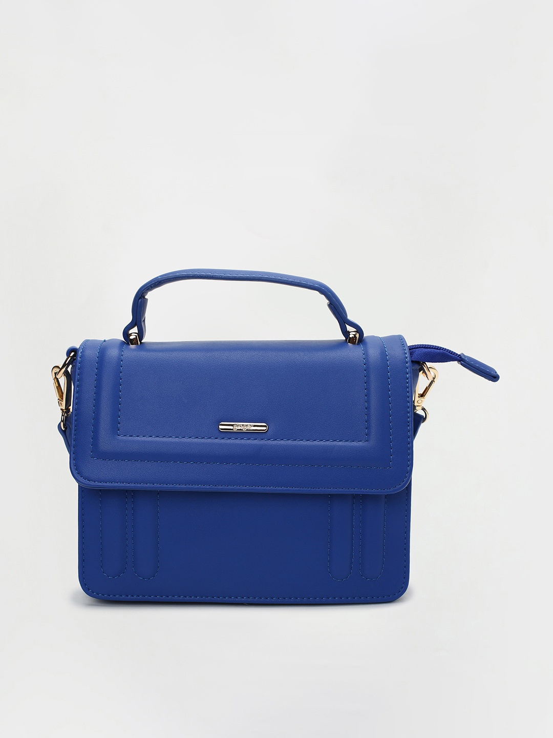 

Ginger by Lifestyle Water Resistant Structured Sling Bag, Blue
