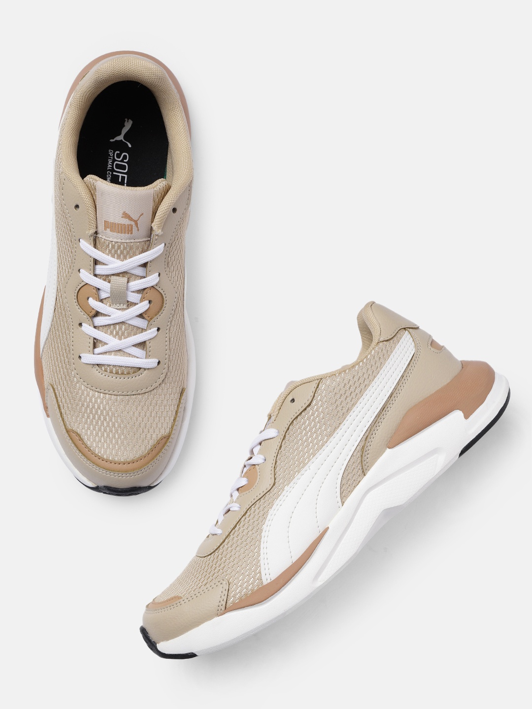 

Puma Men Starten Sneakers, Beige