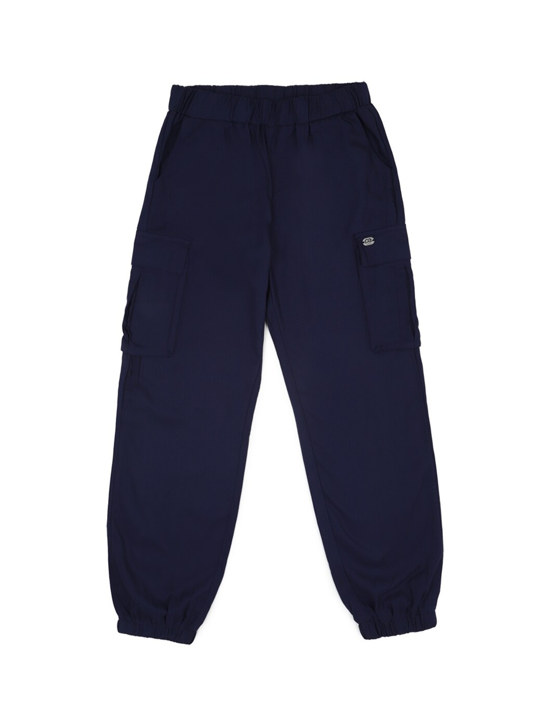 

Peter England Girls Regular Fit Cargo Joggers, Navy blue