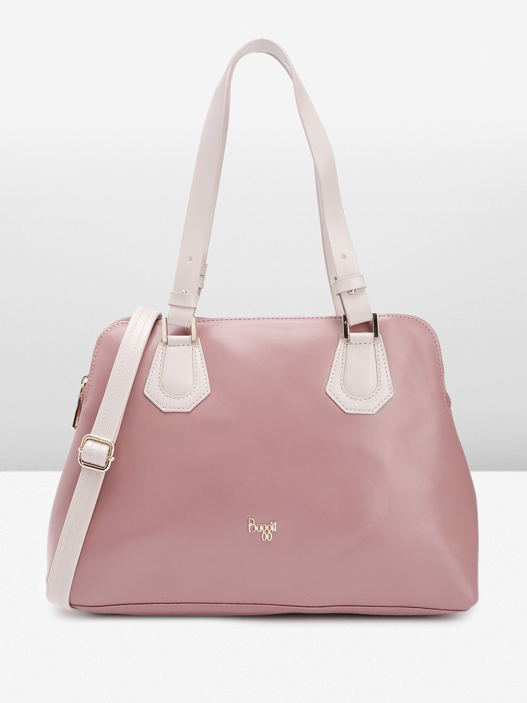 

Baggit Women Solid Shoulder Bag, Pink