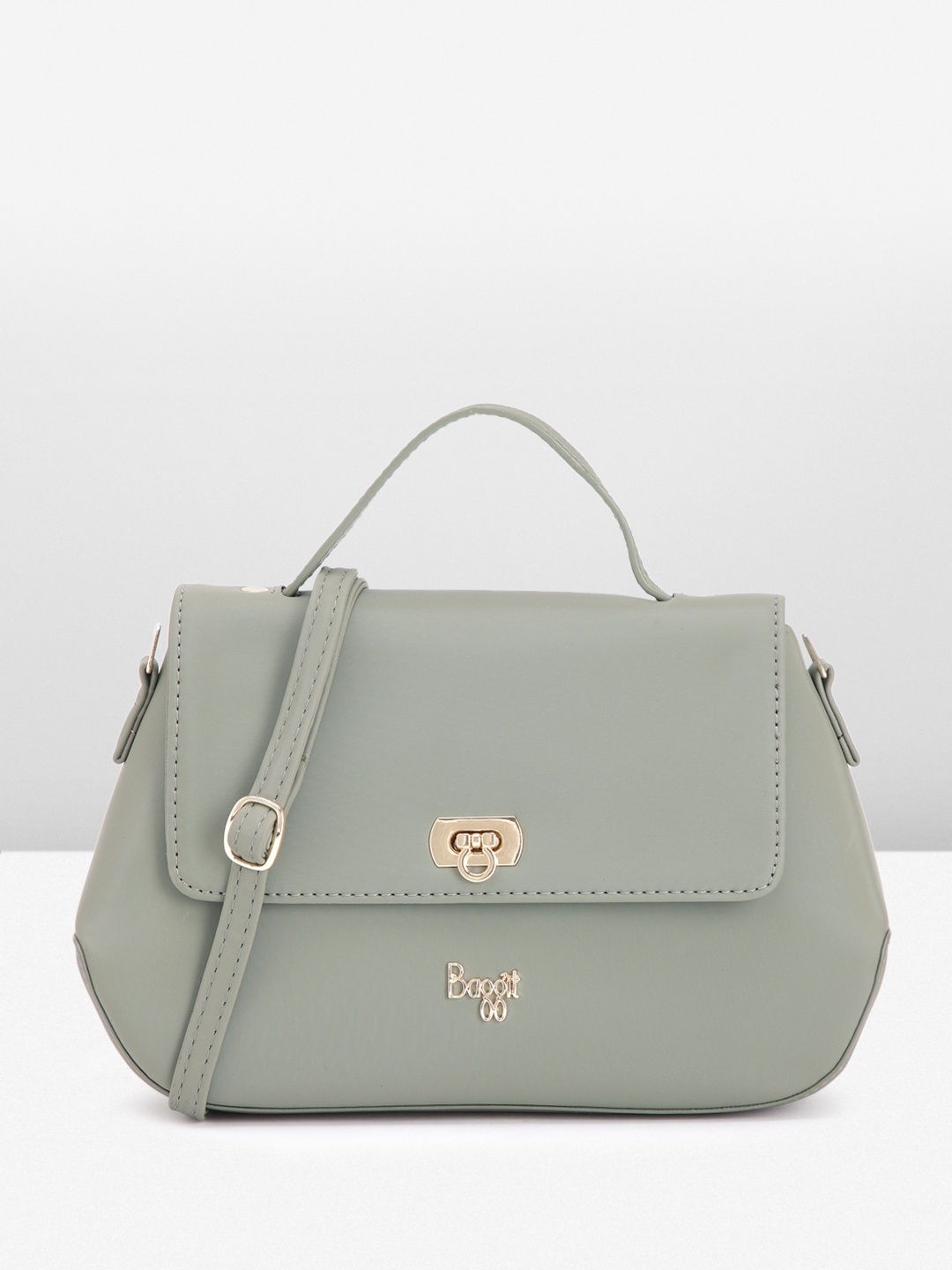 

Baggit Women Solid Satchel, Green