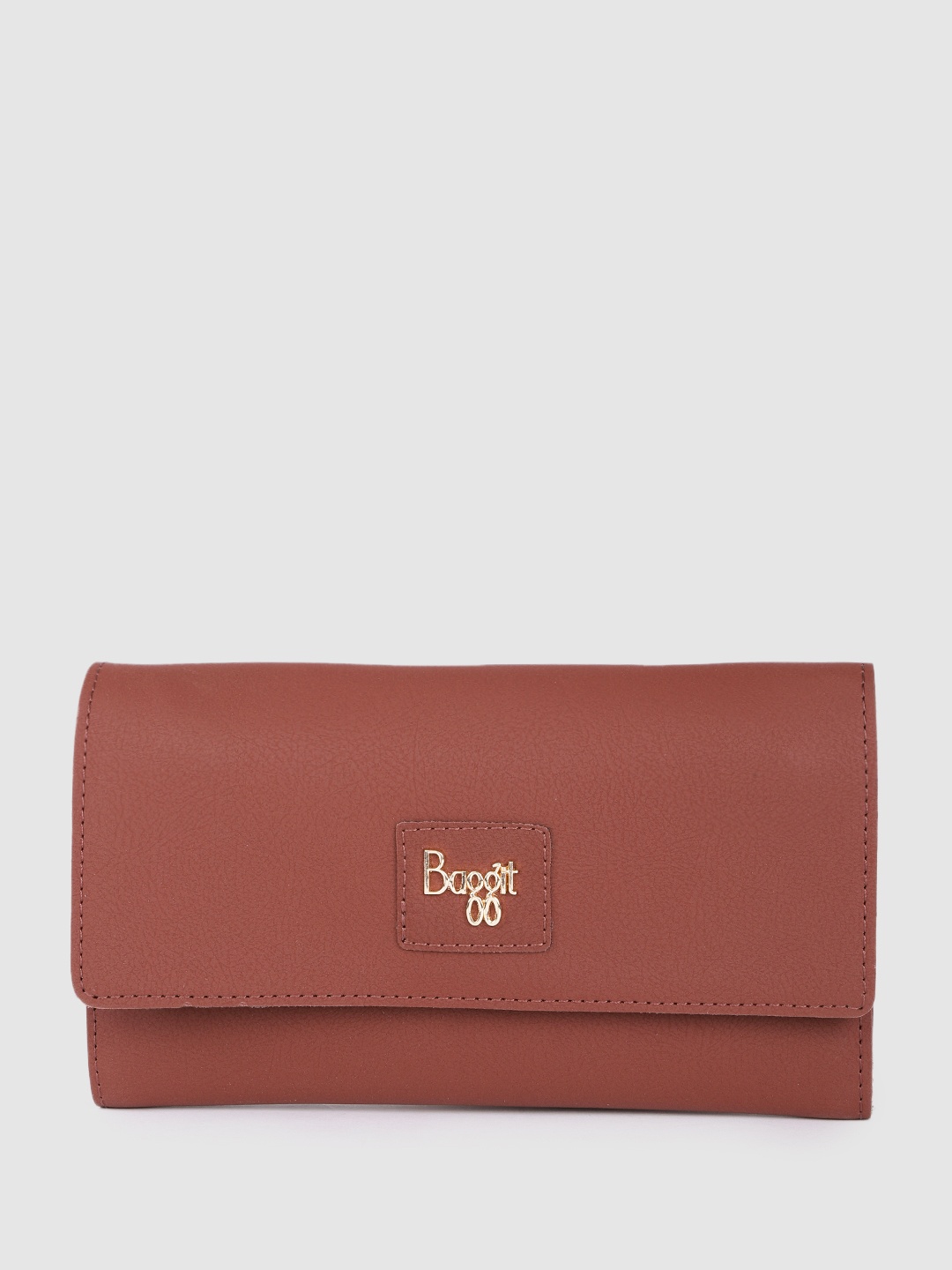 

Baggit Women Two Fold Wallet, Rust