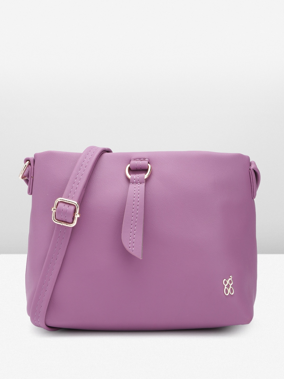 

Baggit Structured Sling Bag, Purple