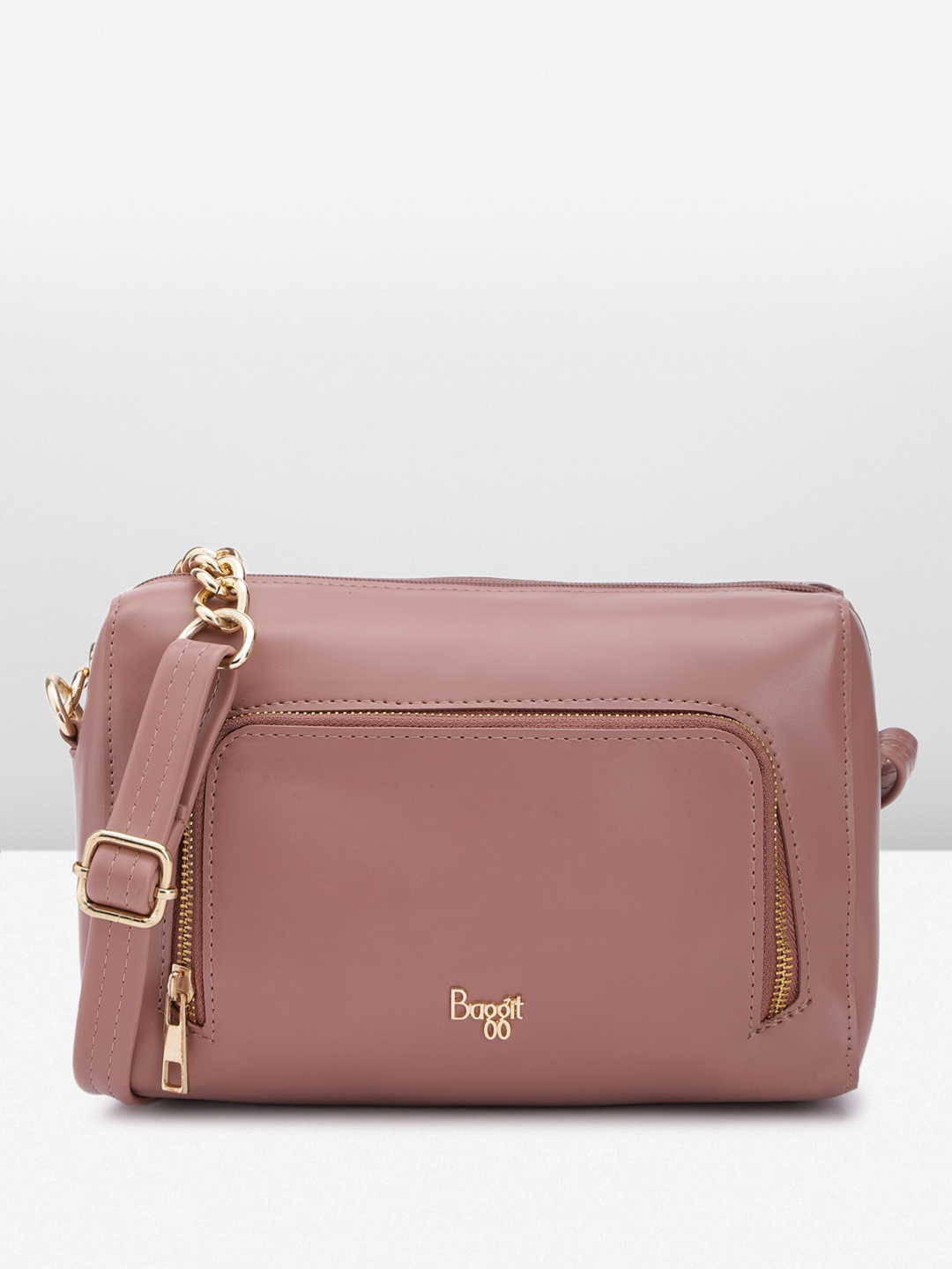 

Baggit Structured Sling Bag, Mauve