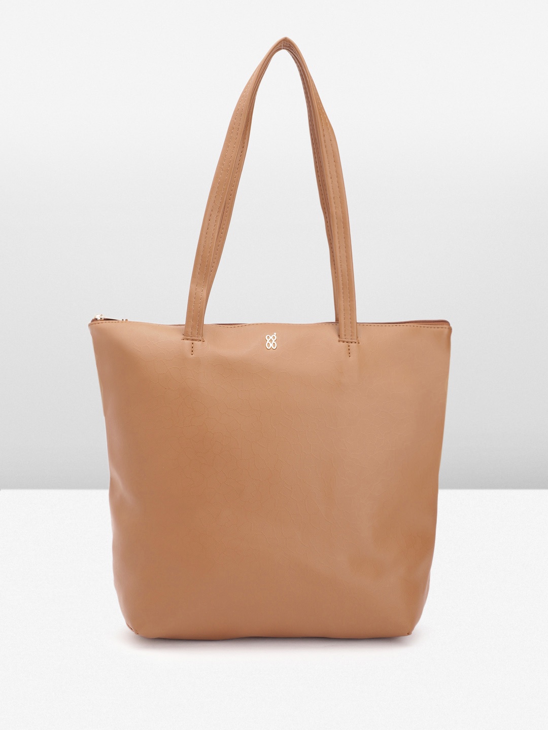 

Baggit Textured PU Structured Shoulder Bag, Brown