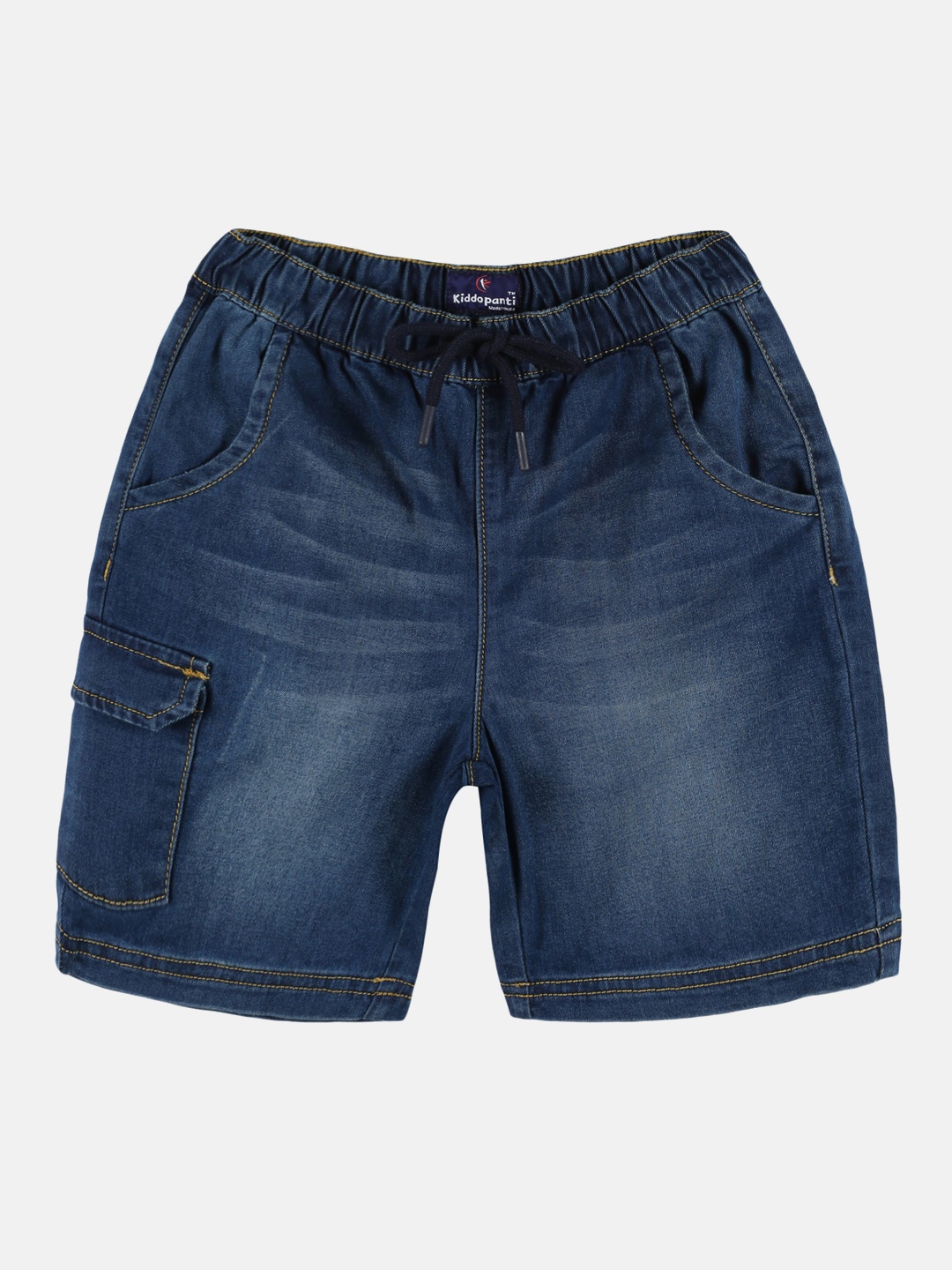 

KiddoPanti Boys Mid-Rise Denim Shorts, Blue