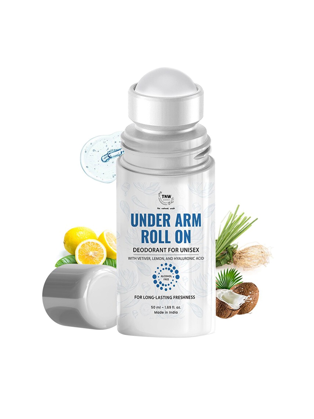 

TNW the natural Under Arm Roll On Deodorant 50 ml, White