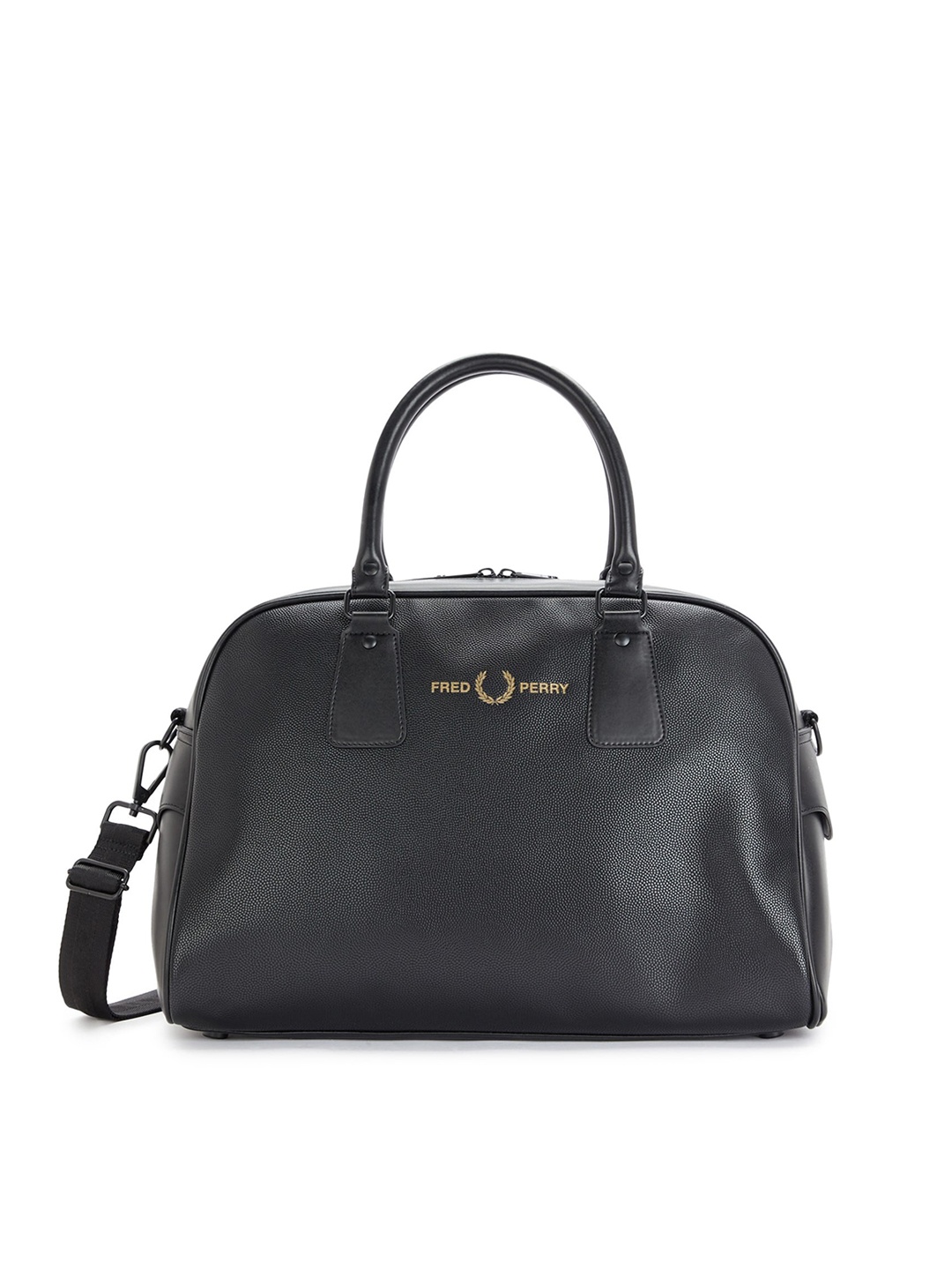

Fred Perry Women Textured Handheld Bag, Black