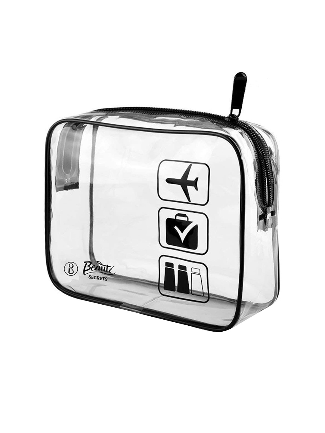 

Beaute Secrets Multi-Purpose Waterproof Travel Pouch, Black