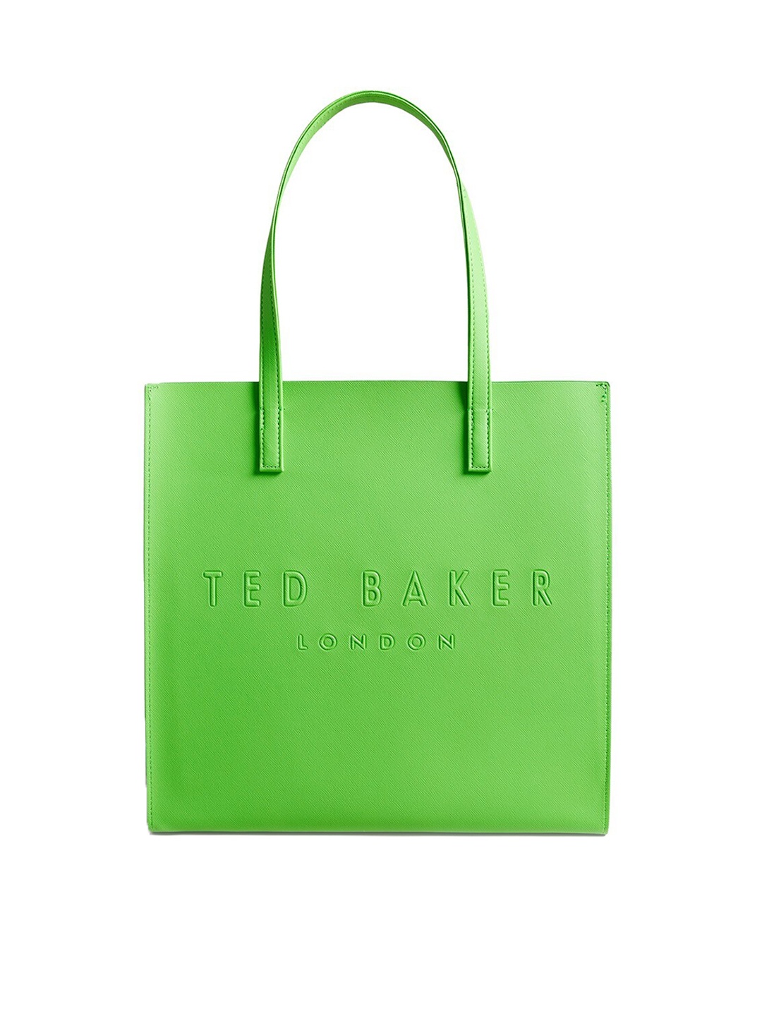 

Ted Baker Oversized Shopper Tote Bag with Brand Logo, Green