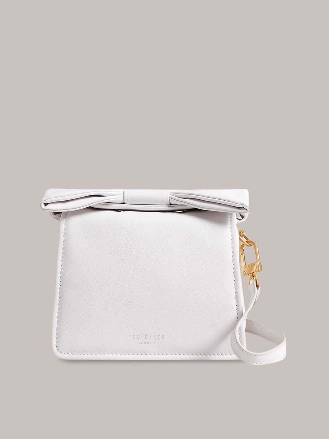 

Ted Baker Bucket Sling Bag with Bow Detail, White