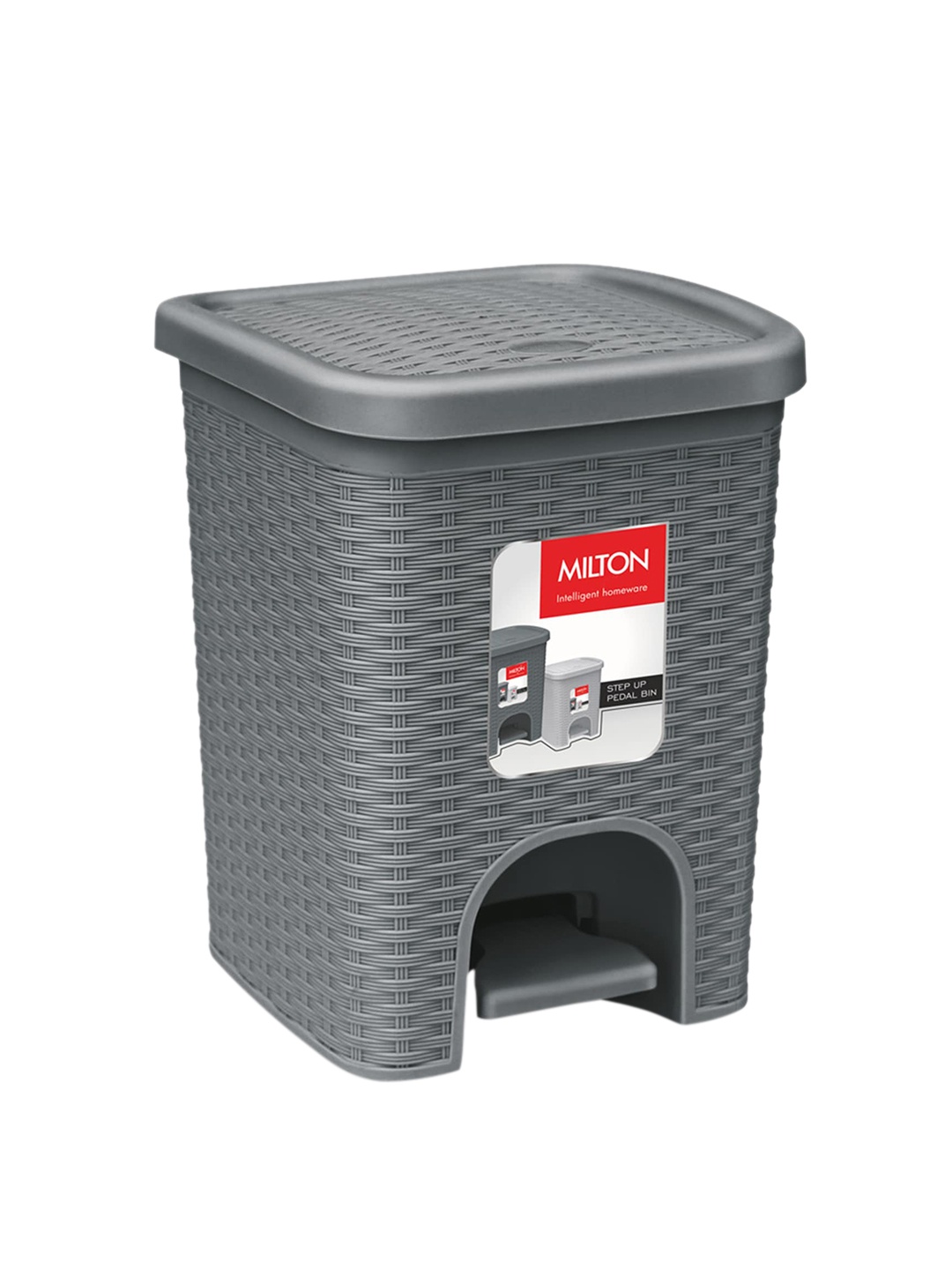 

Milton Step Up Grey Removable Inner Pedal Bin 6 L