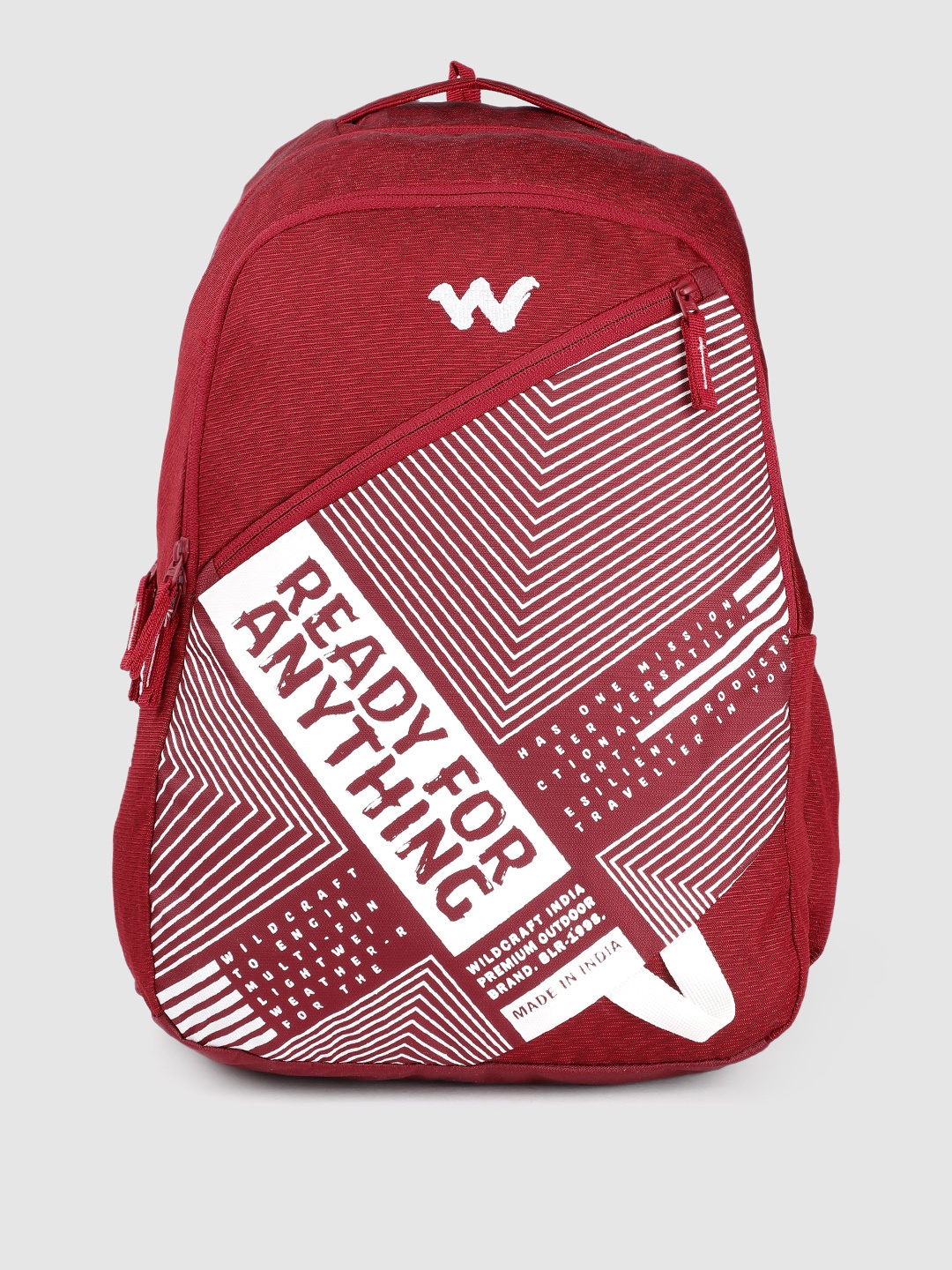 

Wildcraft Unisex Brand Logo Print & Textured Blaze 30 Backpack, Red