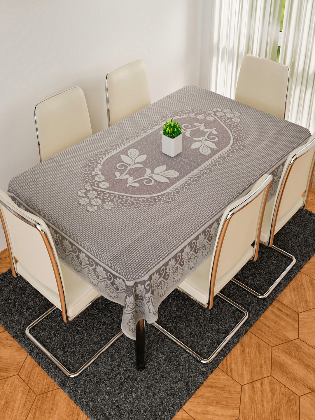 

Kuber Industries Dining Table Cover, Grey