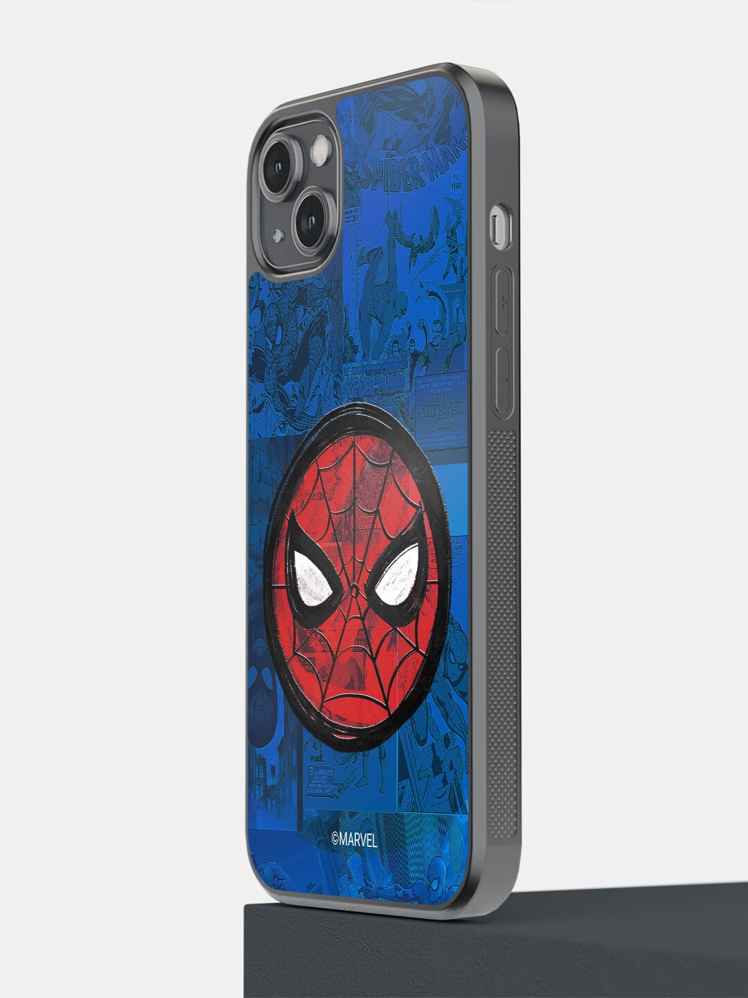 

macmerise Spidey Tingling Eyes Design iPhone 14 Plus Bumper Back Case, Blue