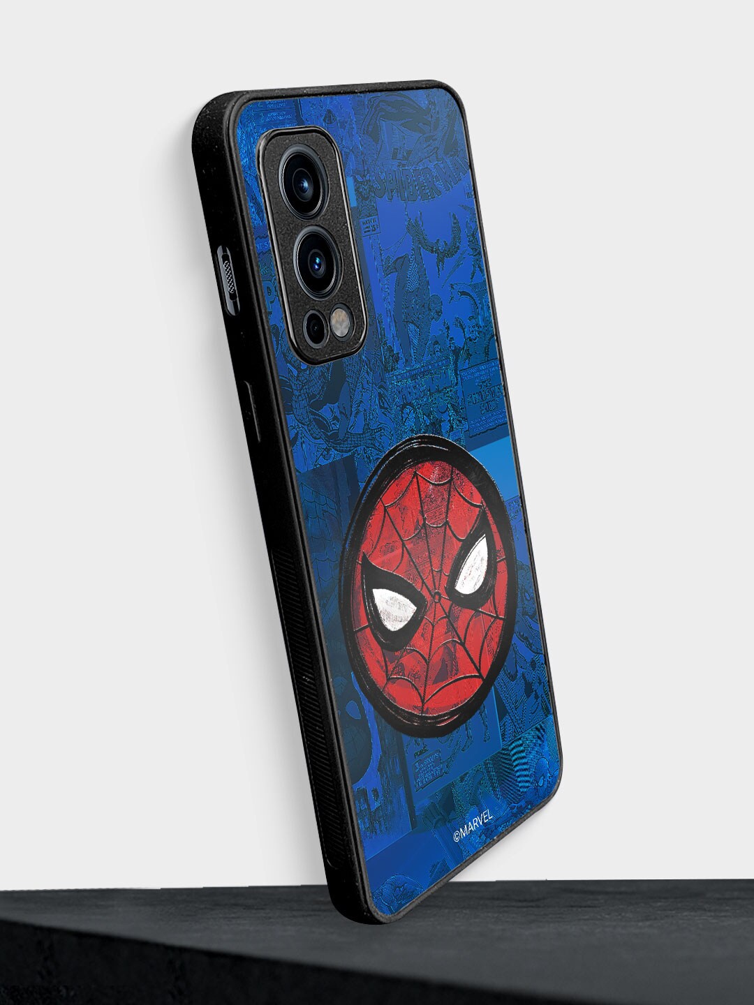 

macmerise Spidey Tingling Eyes Design Printed OnePlus Nord 2 Bumper Case, Blue