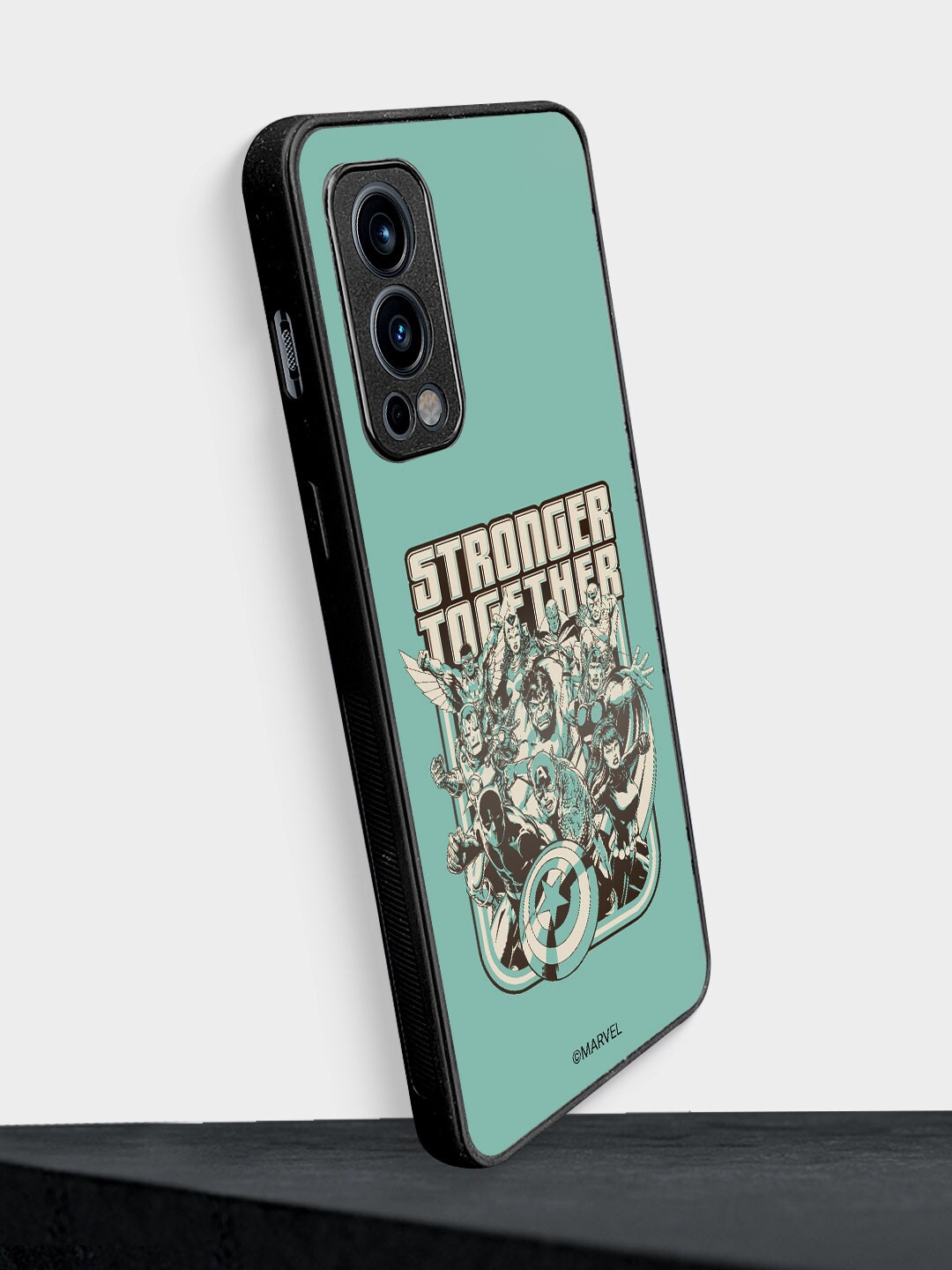 

macmerise Stronger Together Printed OnePlus Nord 2 Bumper Case, Green