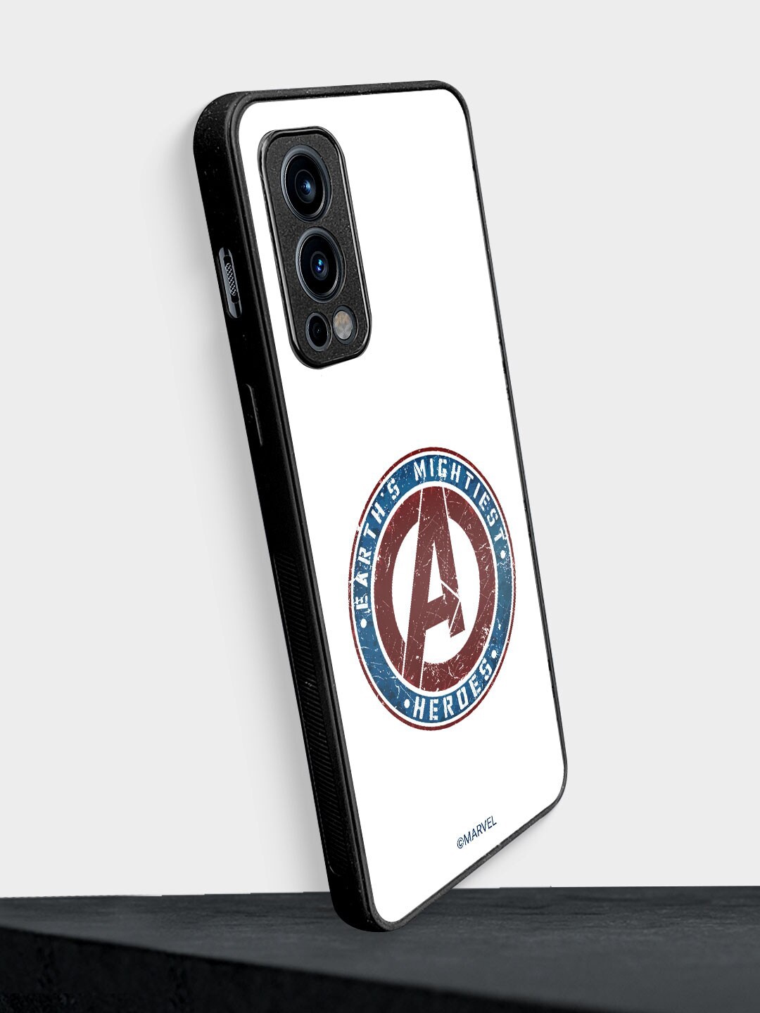 

macmerise Badge Design OnePlus Nord 2 Bumper Phone Case, White