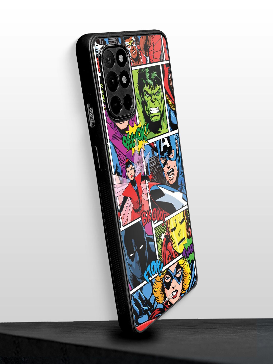 

macmerise Comic Marvel Printed OnePlus 8T Bumper Case, Green