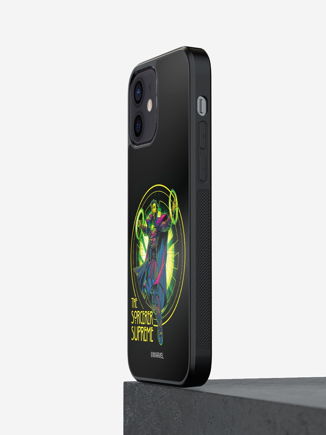 

macmerise The Sorcerer Supreme Design iPhone 12 Mini Mobile Bumper Case, Black