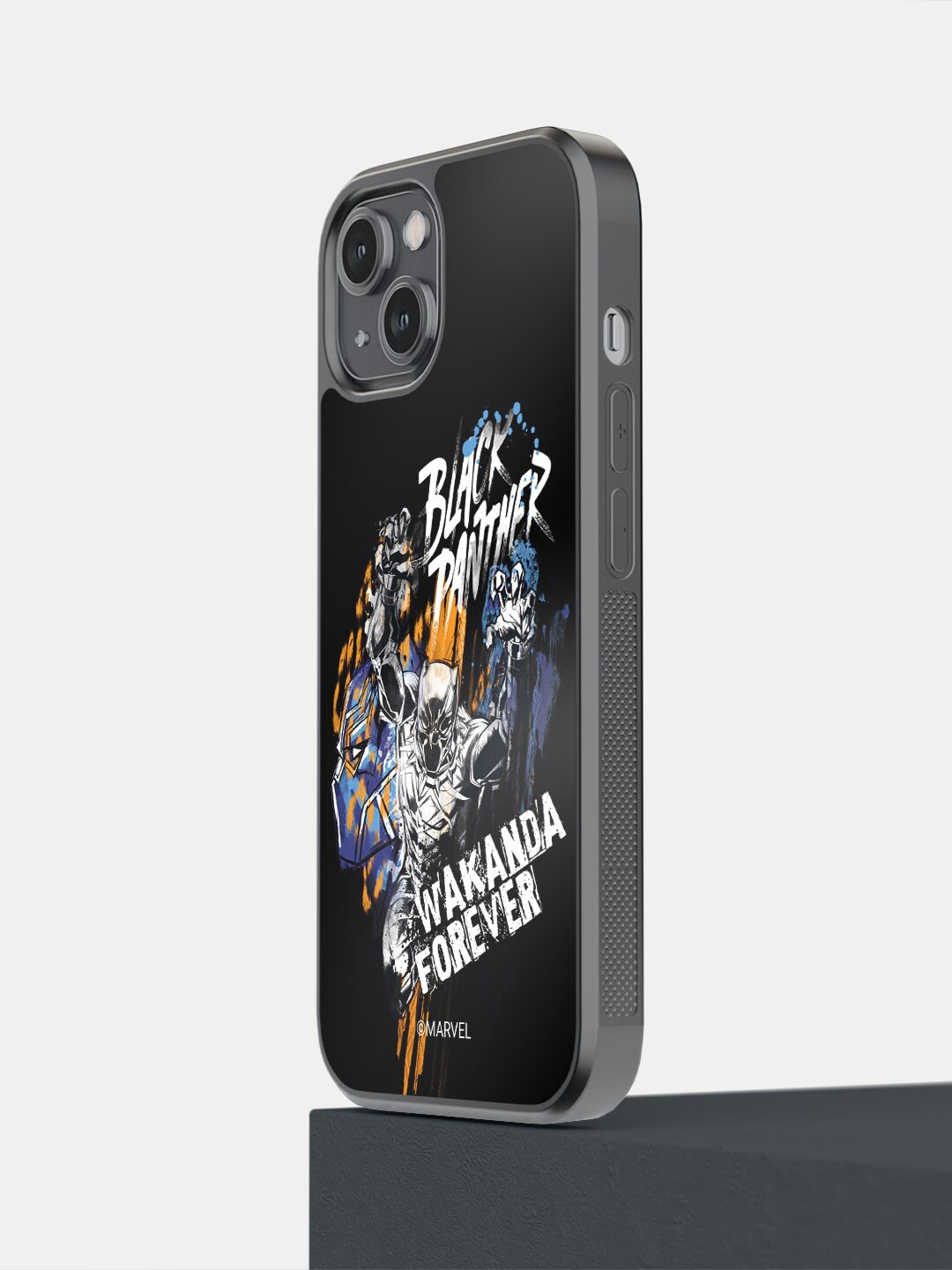 

macmerise Black Panther Sketch Design Printed iPhone 14 Bumper Case