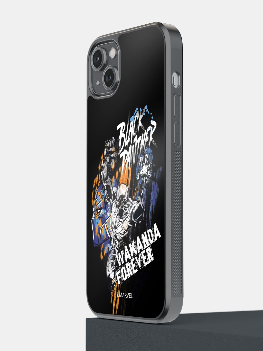 

macmerise Black Panther Sketch Design iPhone 14 Plus Mobile Bumper Case